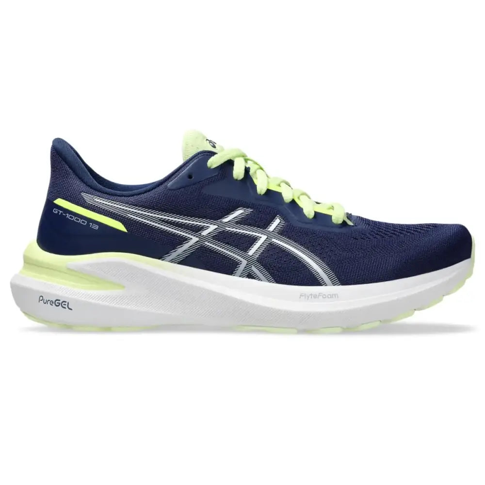 ASICS Womens GT-1000 13 D Running Shoes 7 Blue Expanse/Grey Blue - Blue Expanse/Grey Blue / 7 Wide