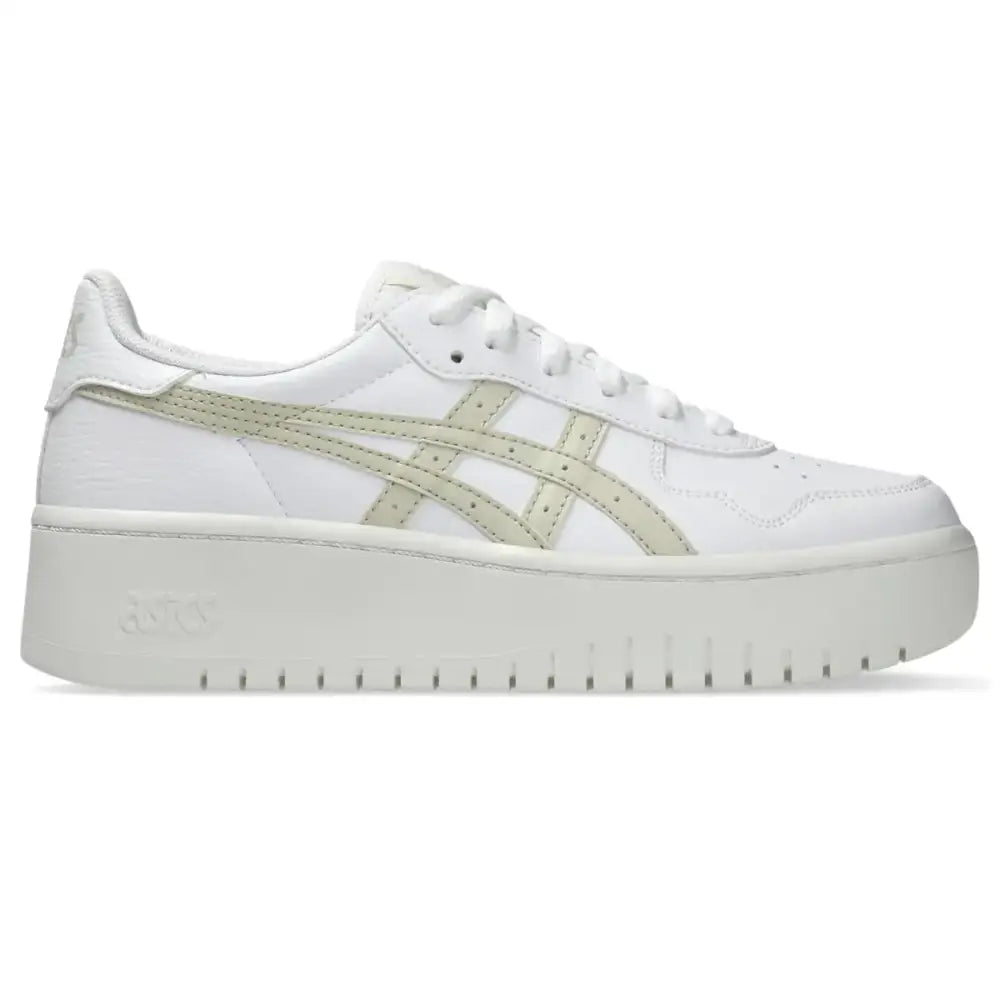 ASICS Womens Japan S PF Sportstyle Shoes 8.5 White/Light DUST - White/Light Dust / 8.5