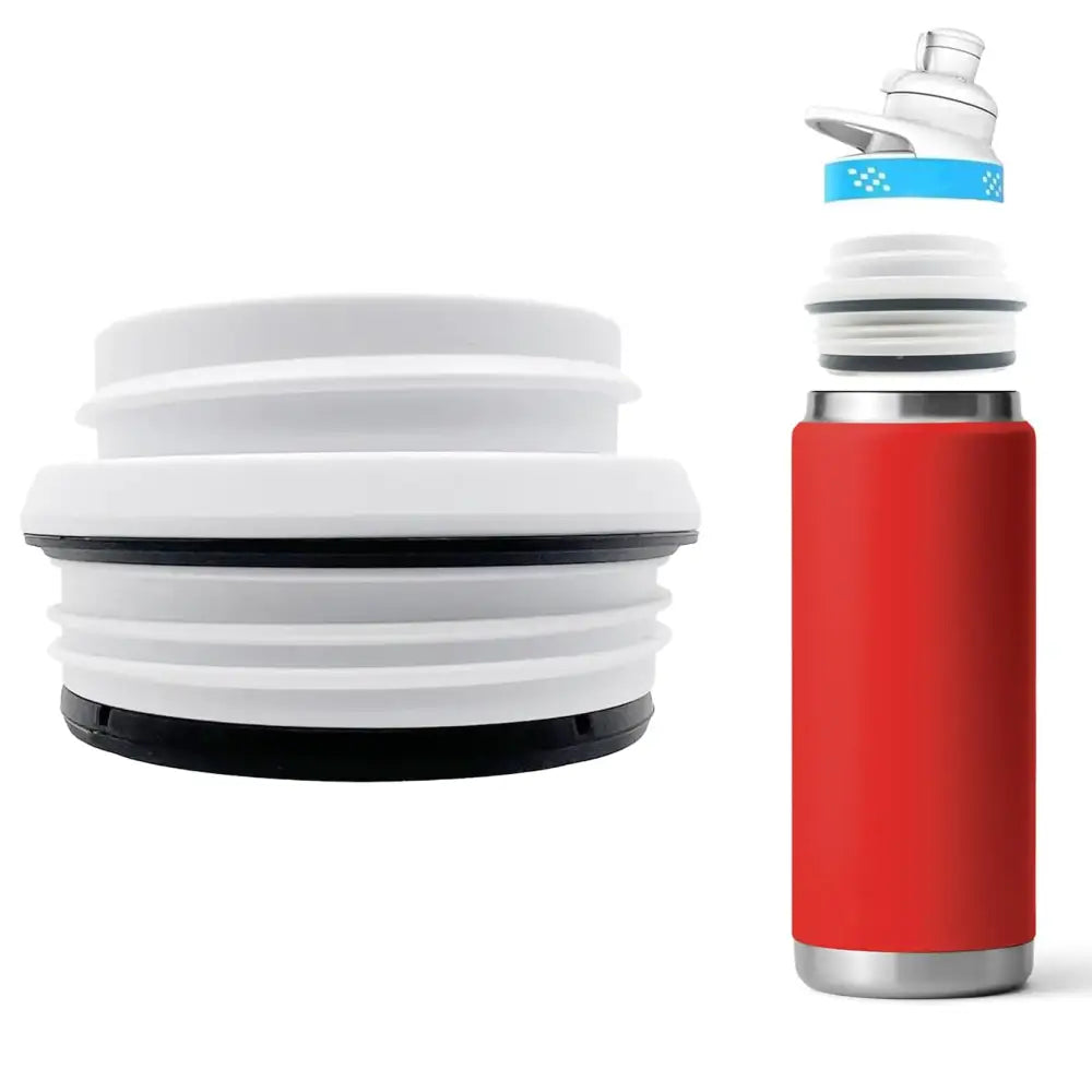 CAVEKEAP Water Bottle Adapter Designed for YETI Rambler to Cirkul with sealing rings BPA Free Plastic Food Grade