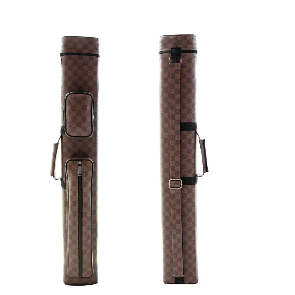 Champion 2x2 Dark Brown Billiard Pool Cue Stick Carrying Strap Case(2s2b) - n/a