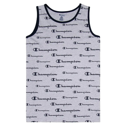 Champion Big and Tall Tank Tops for Men – Big and Tall Mens Sleeveless Shirts Grey White - Grey White / 4X Tall