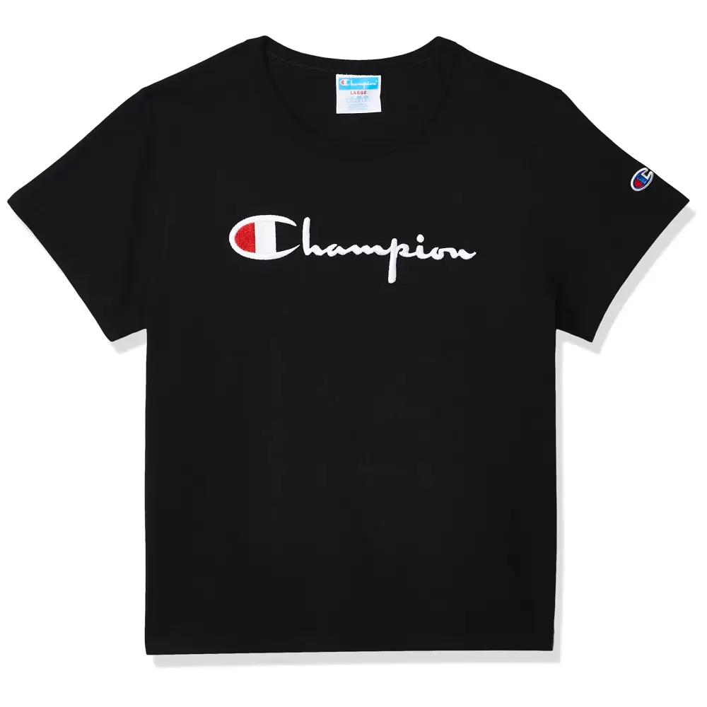 Champion Boys Classic T-Shirt Heritage Black Large US - Heritage Black / Large