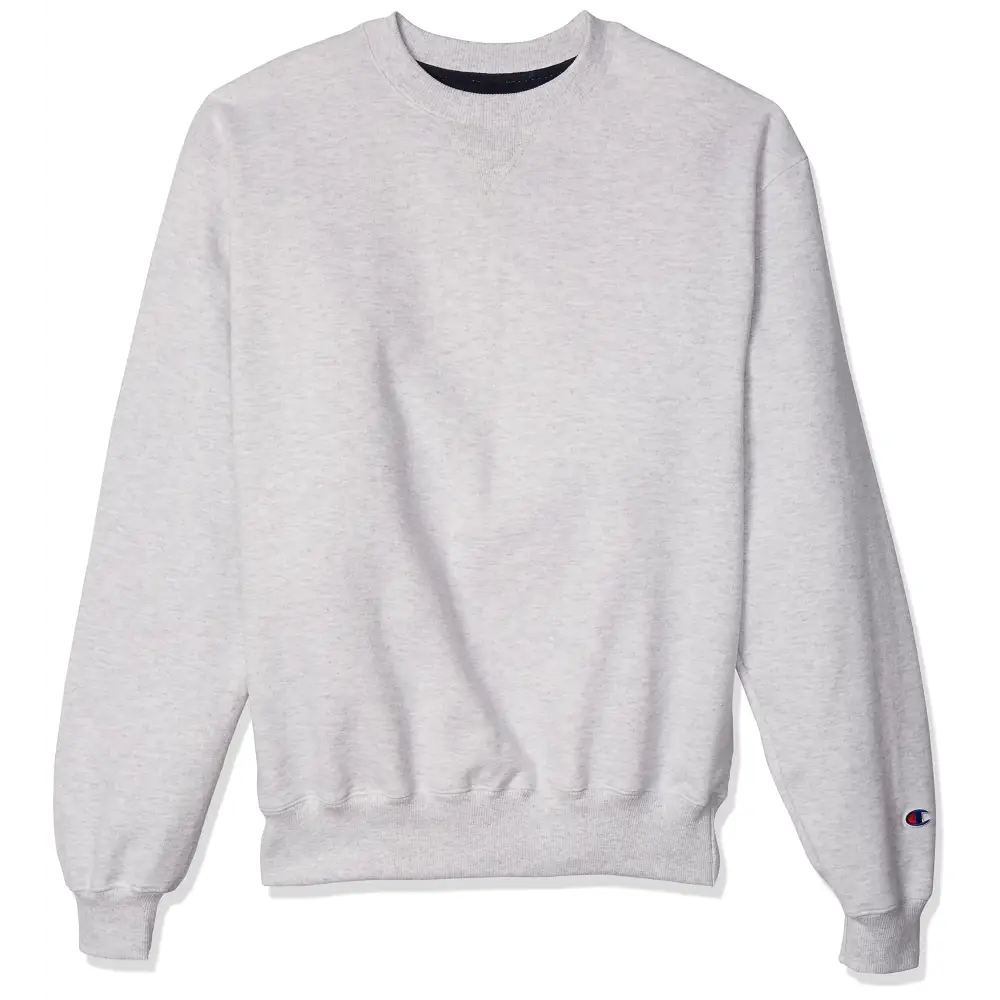 Champion Mens Cotton Max Crew Silver/Gray 3X Large - Silver/Gray / 3X-Large