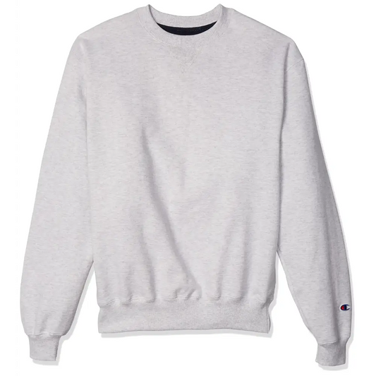 Champion Mens Cotton Max Crew Silver/Gray 3X Large - Silver/Gray / 3X-Large