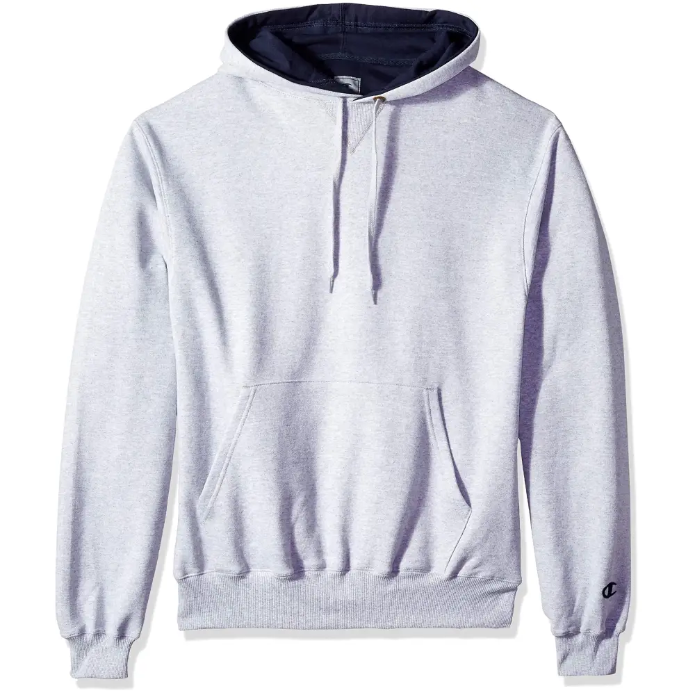 Champion Mens Cotton Max Pullover Hoodie Light Steel 3X Large - Light Steel / 3X-Large