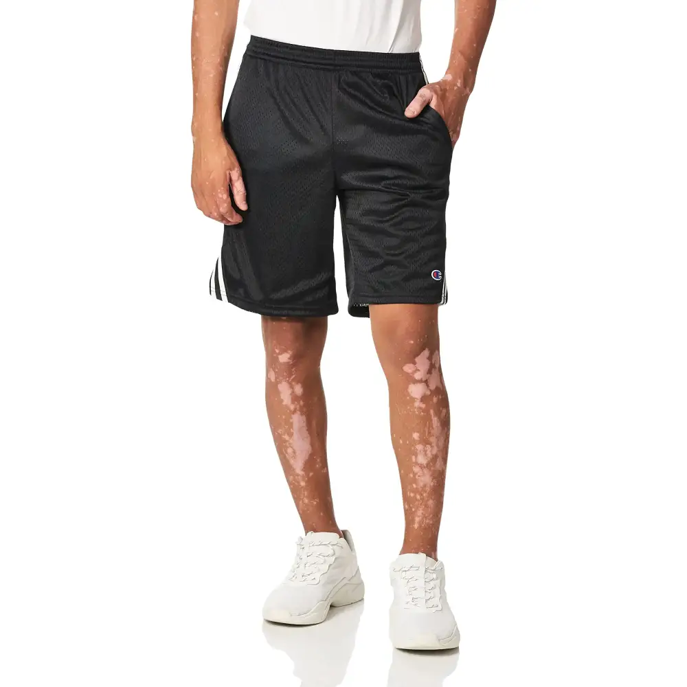 Champion Mens Lacrosse Short black MEDIUM - Black C Patch Logo / Medium