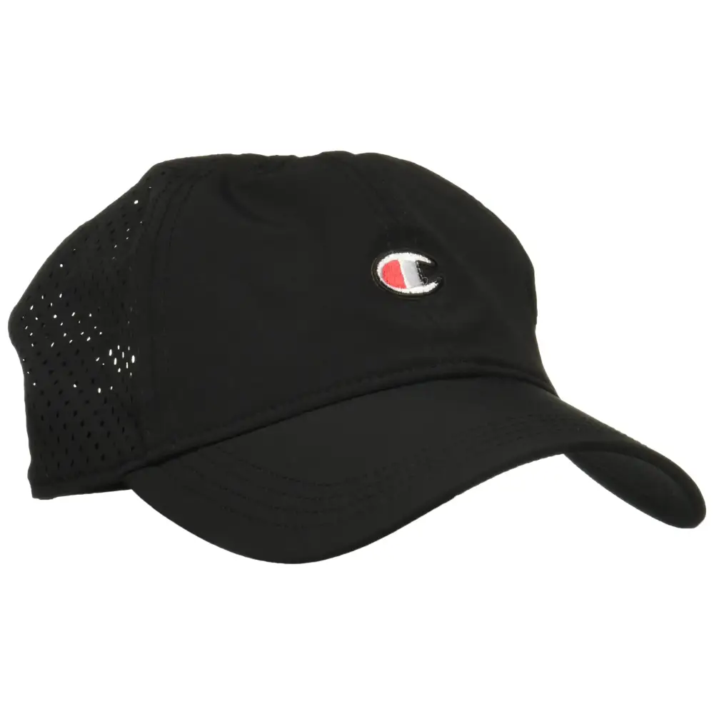 Champion Mens Laser Perforated Sport Cap Black One Size - Black / One Size
