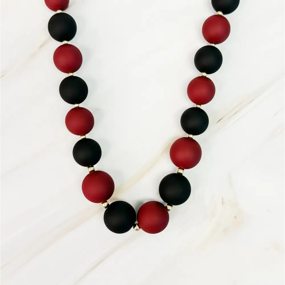 Champion Of The Game Ball Bead Necklace