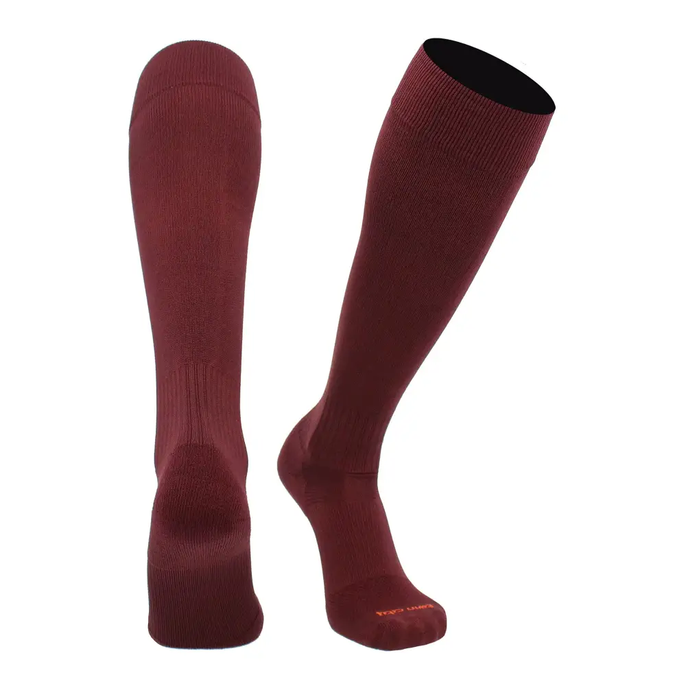 Champion Over the Calf Baseball Socks (Maroon Large) - Maroon / Large
