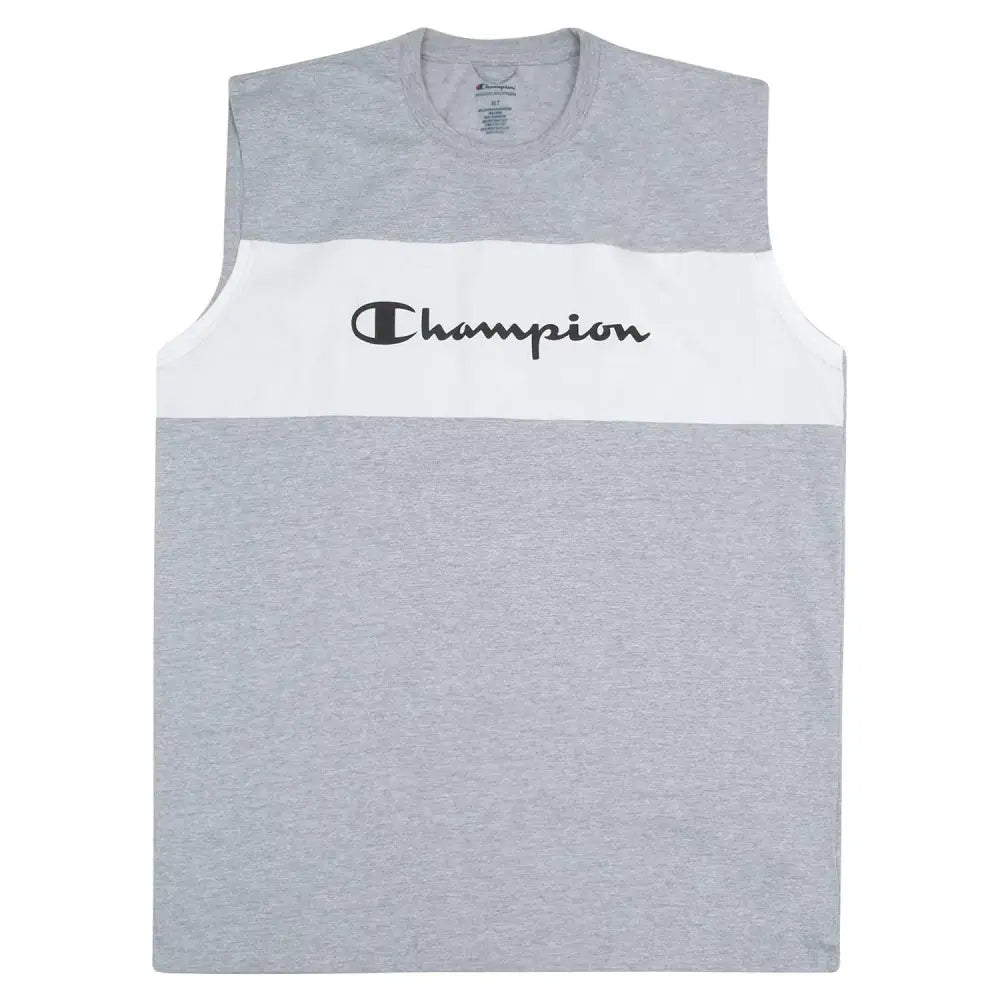Champion Sleeveless Shirts for Men Big and Tall – Tank Top Muscle Shirts for Men Heather Grey - Heather Grey / 2X