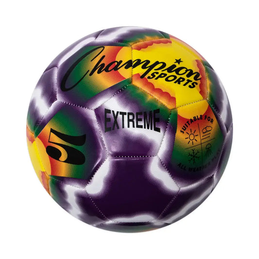 Champion Sports Extreme Stitched Soccer Ball Size 5 Multi Tie Dye - Multi Tie Dye / Size 5