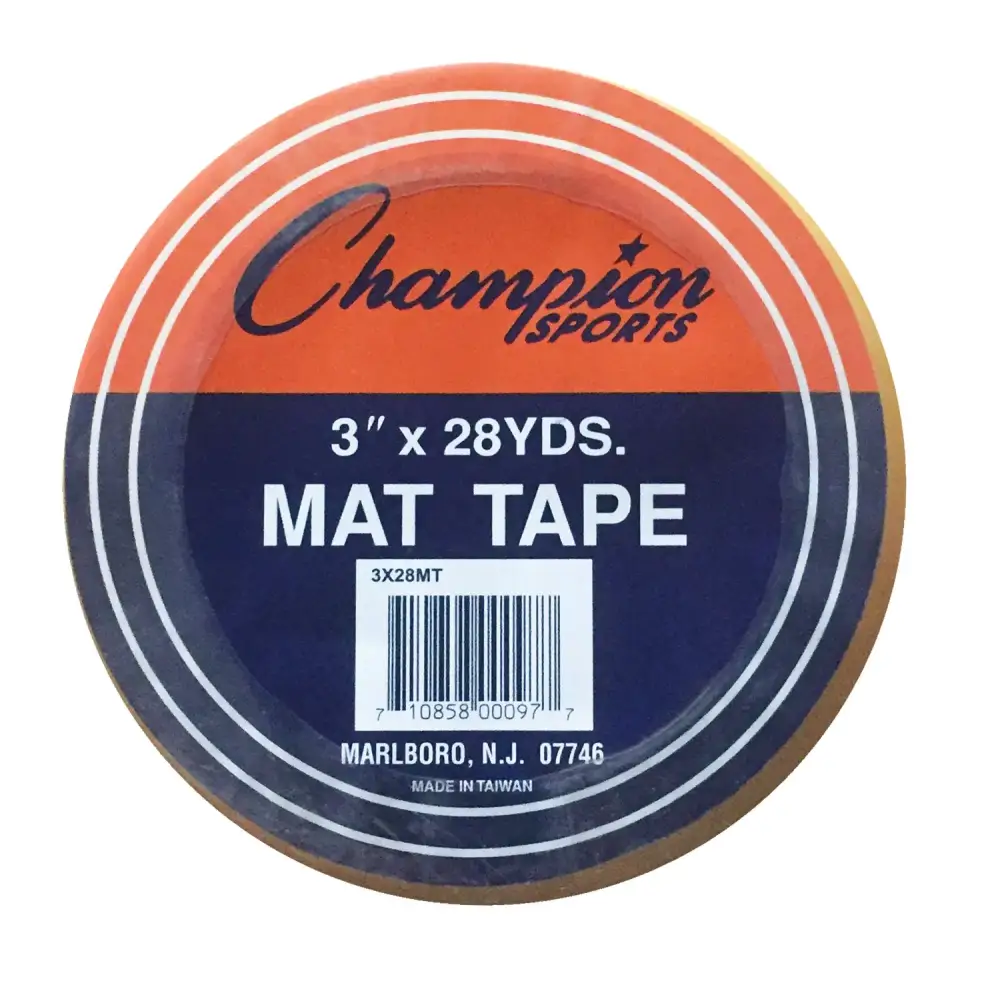 Champion Sports Mat Tape Roll (3’’ Width x 84-Feet Length) - 3’’ x 28 yds