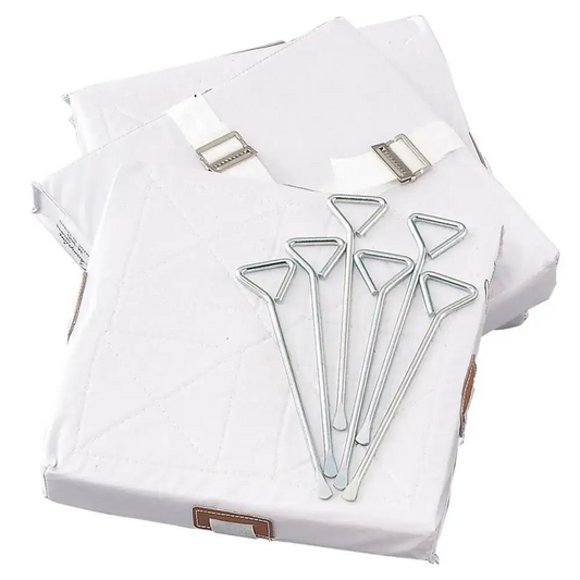 Champion Sports mens Quilted Cover & 2 Straps (14’’ x 14’’ 2’’) baseball and softball bases White One Size US - Quilted