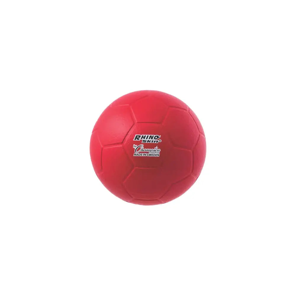 Champion Sports Rhino Skin Molded Foam Size 4 Soccer Ball Red - n/a