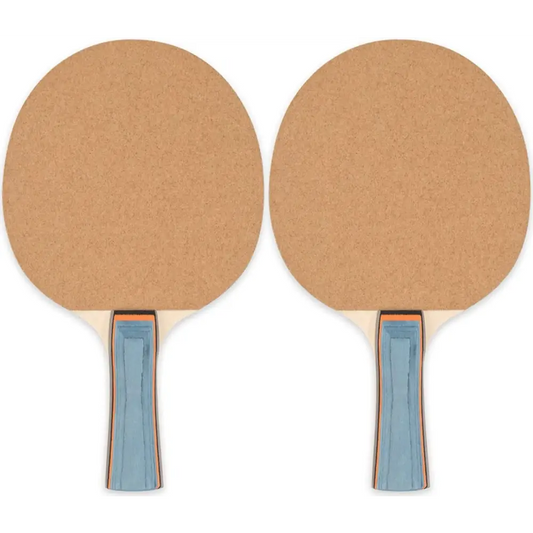 Champion Sports Sandpaper Face 5ply Laminated Table Tennis Ping Pong Paddle red (2-Pack) One Size - n/a