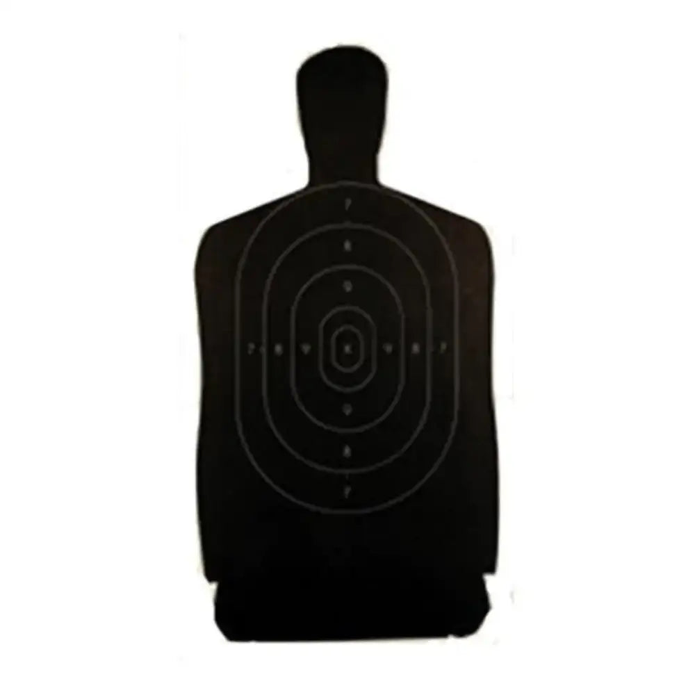 Champion Traps and Targets LE B27 Black Police Silhouette Target (Pack of 100) 24’’ x 45’’ - n/a