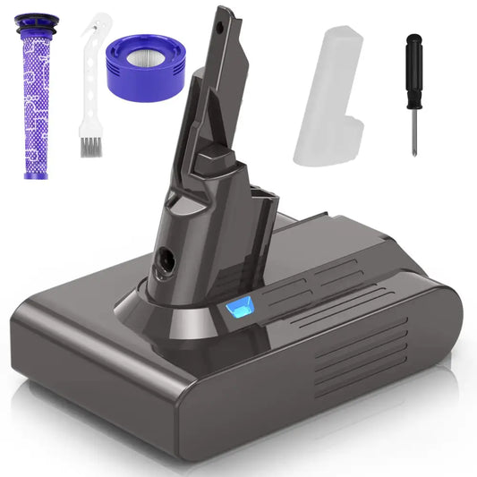 CHANJOYH V7 Battery Replacement for Dyson-21.6V Lithium-ion Battery 6000mAh for SV11 V7 Animal Absolute Motorhead Extra