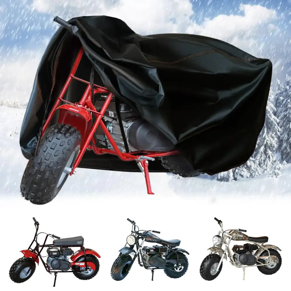 Chikia Mini Bike CoverMinibike Cover WaterproofCompatible with Coleman CT200U CT200U-EX BT200X RT200 Massimo Baja Trail