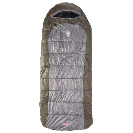 Coleman Big Basin 15°F Big & Tall Sleeping Bag Cold Weather Sleeping Bag with Snag-Free Zipper & Better Heat Retention