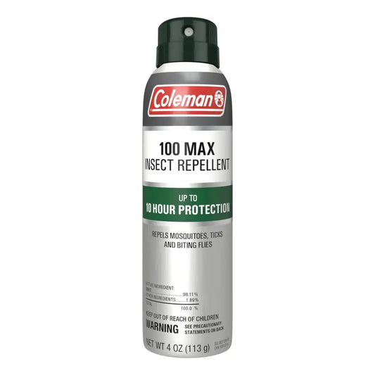 Coleman Insect Repellent Spray - 100% MAX DEET Insect Repellent Spray protection against ticks mosquitoes chiggers