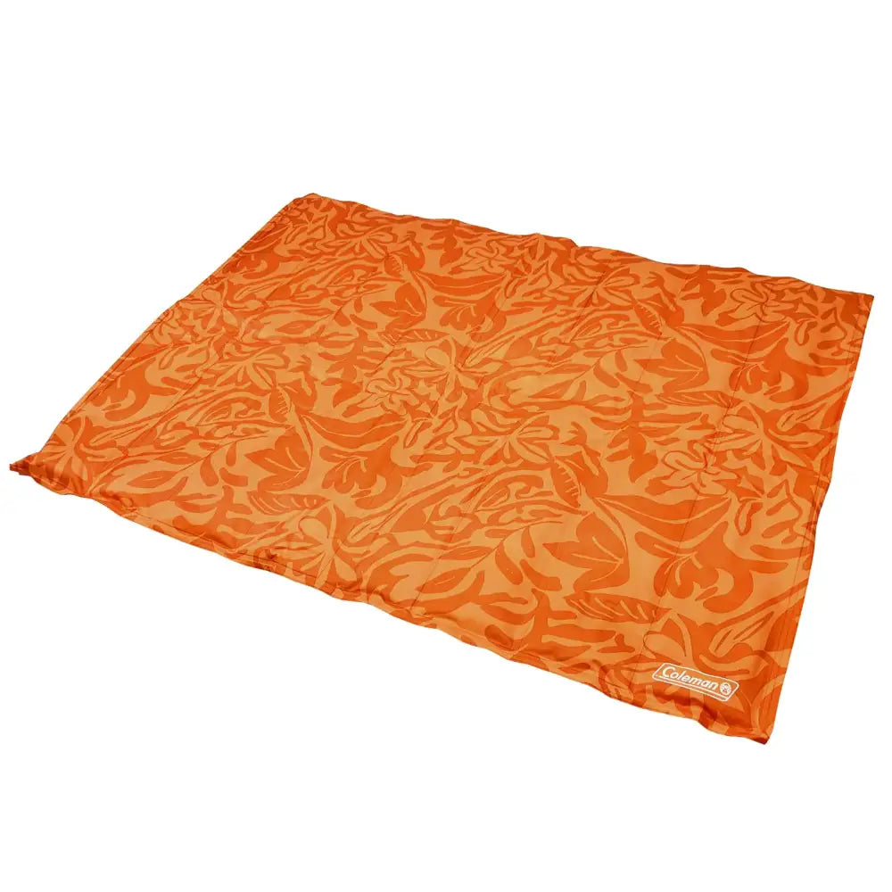 Coleman Medium Coral Botanical Pattern Reversible Cooling Mat – 24” x 30” - Coral / Medium (24’’ x 30’’)