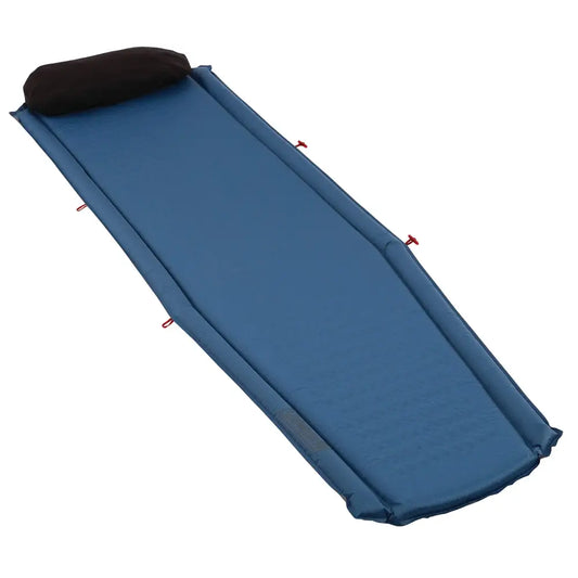 Coleman Silverton Self-Inflating Sleeping Pad Lightweight Camping Pad with Pillow Storage Bag Comfortable Sleeping Mat