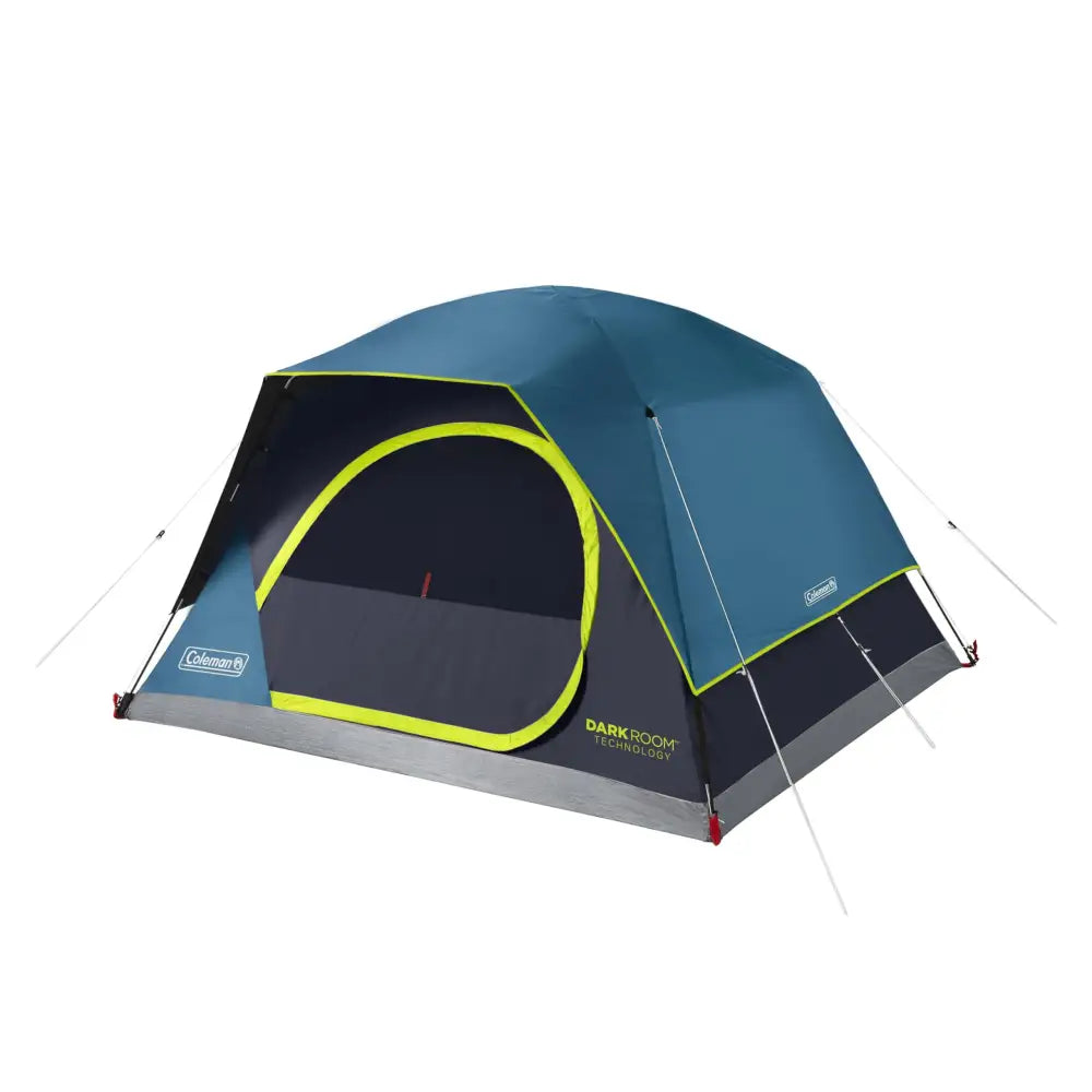 Coleman Skydome Dark Room Tent 4/6/8/10 Person Family Tent Blocks 90% of Sunlight & Sets Up in 5 Minutes Weatherproof