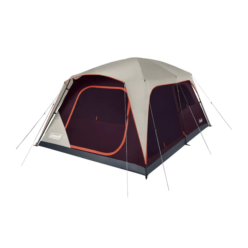 Coleman Skylodge 10-Person Family Tent Weatherproof XL Tent with Rainfly & Room Divider Fits 4 Queen-Sized Airbeds Made
