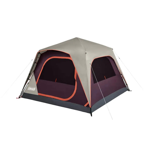 Coleman Skylodge Instant Tent 4/6/8 Person Tent Sets Up in About 1 Minute Weatherproof Tent with Pre-Attached Poles &