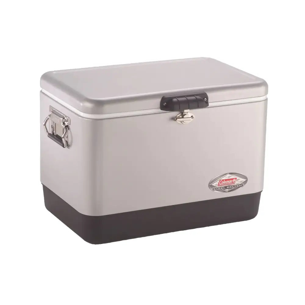 Coleman Steel-Belted Portable Cooler 54 Quart Silver - Silver / Cooler