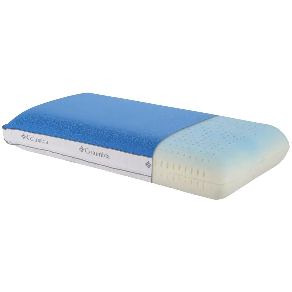 Columbia Cooling Gel Memory Foam Pillow - Comfortable and Supportive with Cooling & Breathable Features - Removable