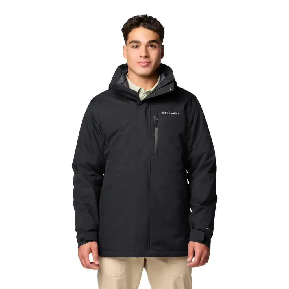 Columbia Mens Abiqua Falls Interchange Jacket Black Medium - Black / Medium
