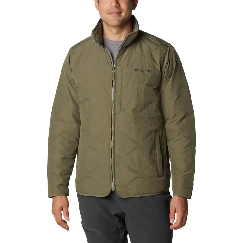 Columbia Mens Birchwood Jacket Stone Green Large - Stone Green / Large
