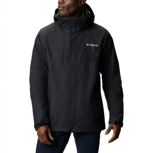 Columbia Mens Bugaboo II Fleece Interchange Jacket Black/Red 4X Big - Black/Red / 4X