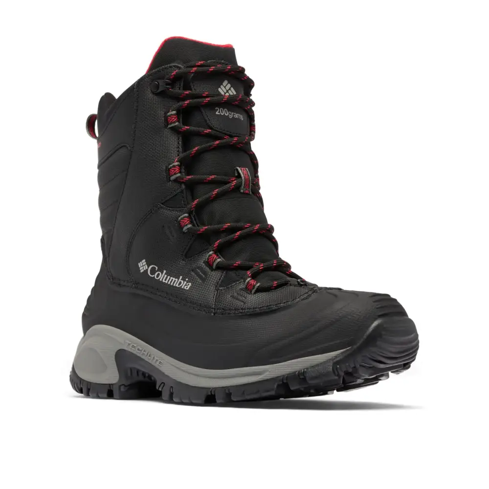 Columbia Mens Bugaboot III 2024 Black/Bright Red 7.5 - 2024 Black/Bright Red / 7.5