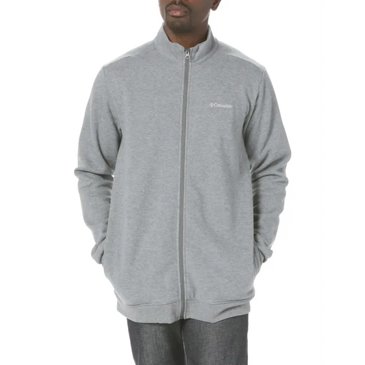 Columbia Mens Hart Mountain Full Zip Charcoal Heather X-Small - Charcoal Heather / X-Small