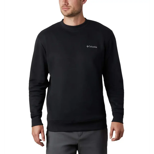 Columbia Mens Hart Mountain II Crew Black X-Large - Black / X-Large