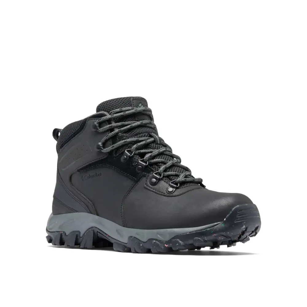 Columbia Mens Newton Ridge Plus II Waterproof Omni-Heat Black/Grill 14 - 2024 Black/Grill / 14