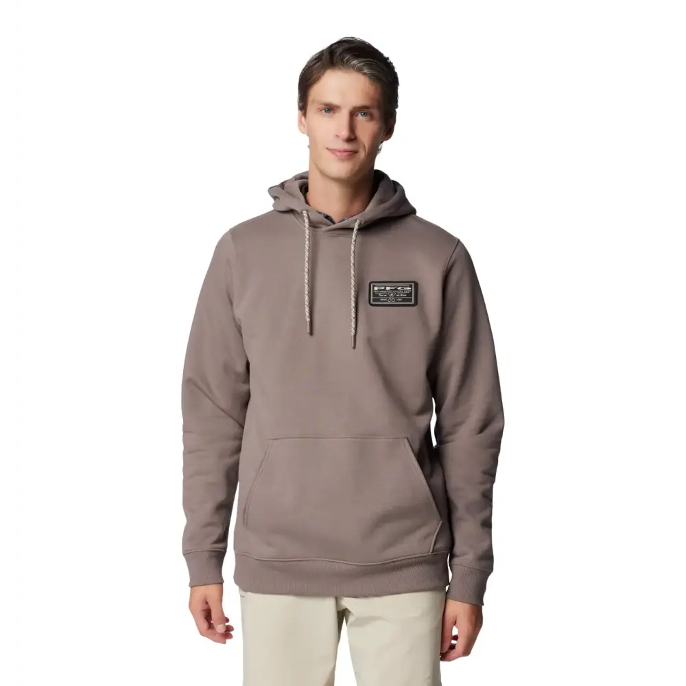 Columbia Mens PFG Castback Hoodie Iron/Black XX-Large - Iron/Black / XX-Large