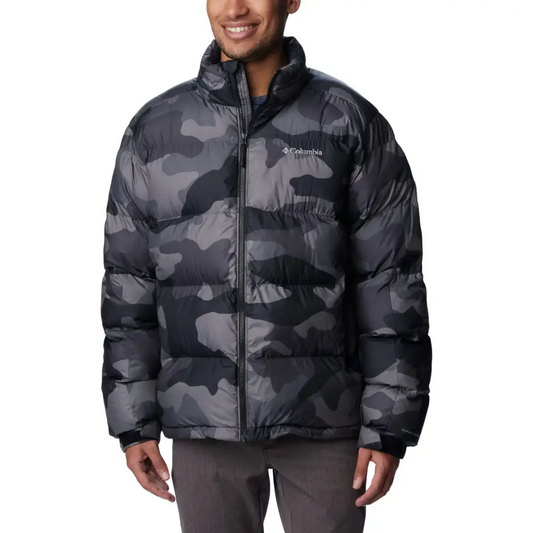 Columbia Mens Pike Lake II Jacket Black Mod Camo Print Medium - Black Mod Camo Print / Medium