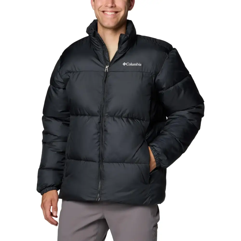 Columbia Mens Puffect III Jacket Black 2X Tall - Black / 2X Tall