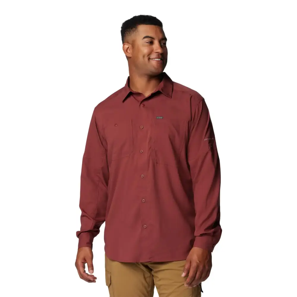 Columbia Mens Silver Ridge Utility Lite Long Sleeve Spice Medium - Spice / Medium