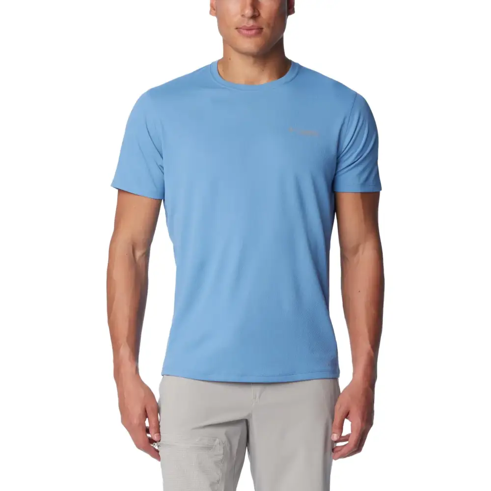 Columbia Mens Summit Valley Short Sleeve Crew Skyler Medium - Skyler / Medium