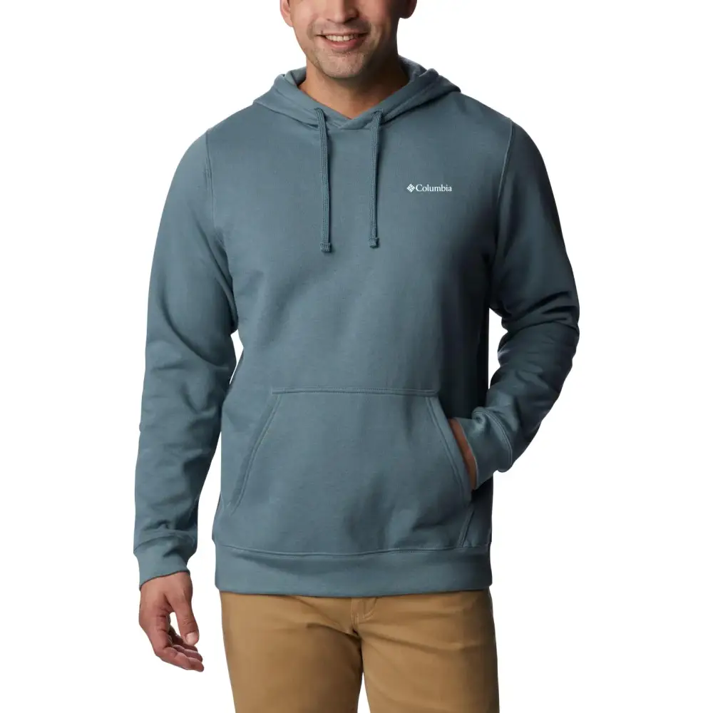 Columbia Mens Trek Graphic Hoodie Metal/Checkered Range Graphic X-Large - Metal, Checkered Range Graphic / X-Large