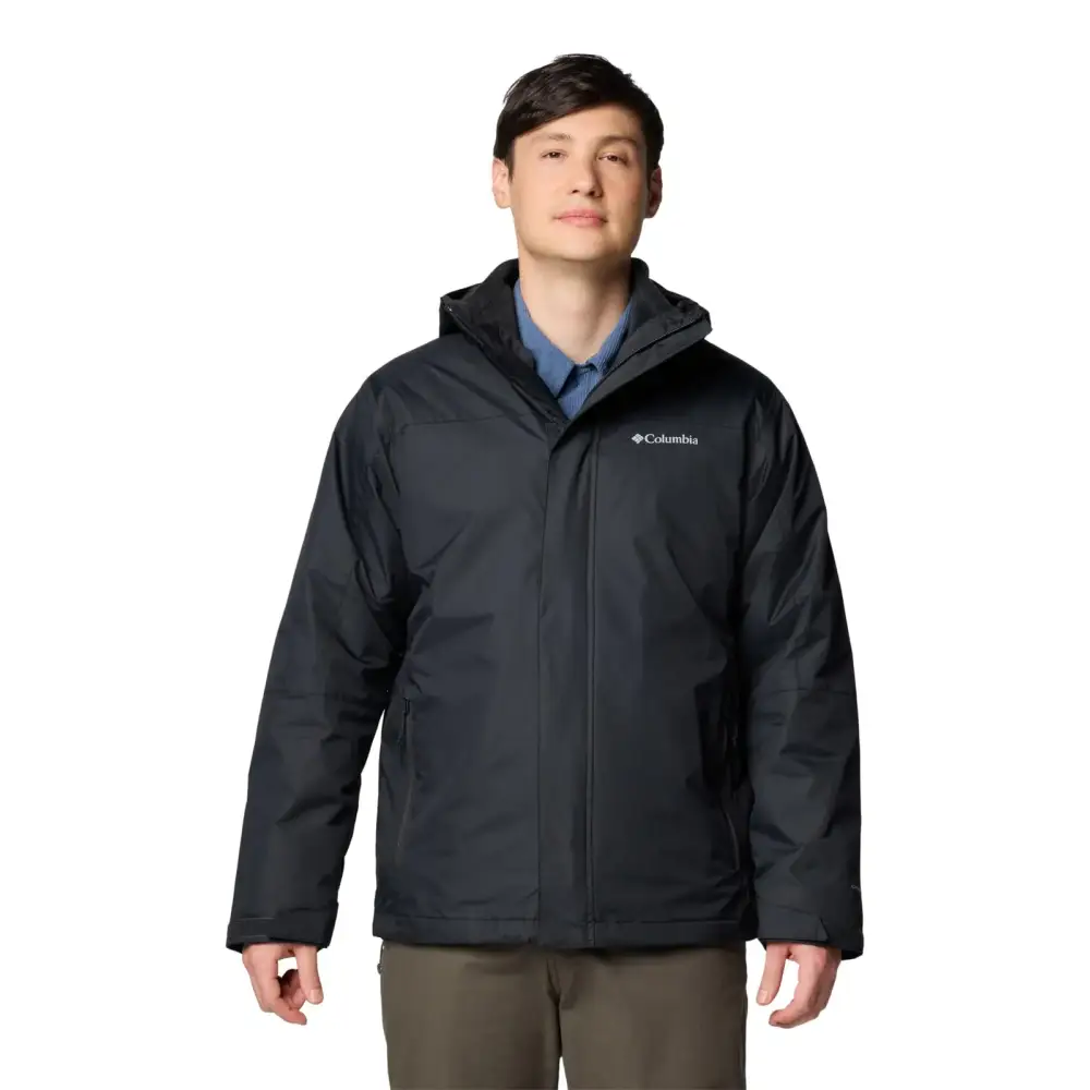Columbia Mens Tunnel Falls II Interchange Jacket Black 2X Big - Black / 2X