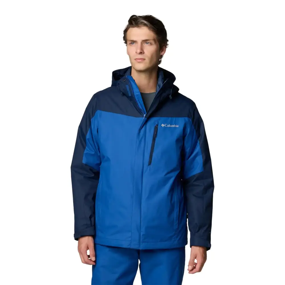 Columbia Mens Whirlibird V Interchange Jacket Mountain Blue/Collegiate Navy 6X Big - Mountain Blue/Collegiate Navy / 6X
