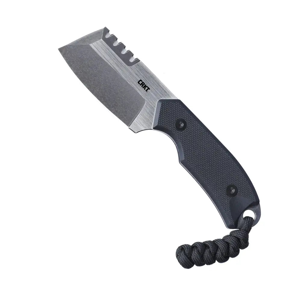 Columbia River Knife & Tool CRKT Razel Kompaktes Messer mit fester Klinge: Everyday Carry Plain Edge D2 Blade Steel