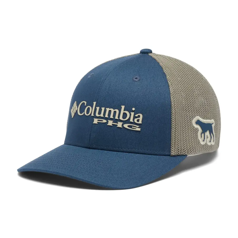 Columbia Unisex PHG Logo Mesh Ball Cap - High Zinc/Dog Large/X-Large - Zinc, Dog / Large-X-Large