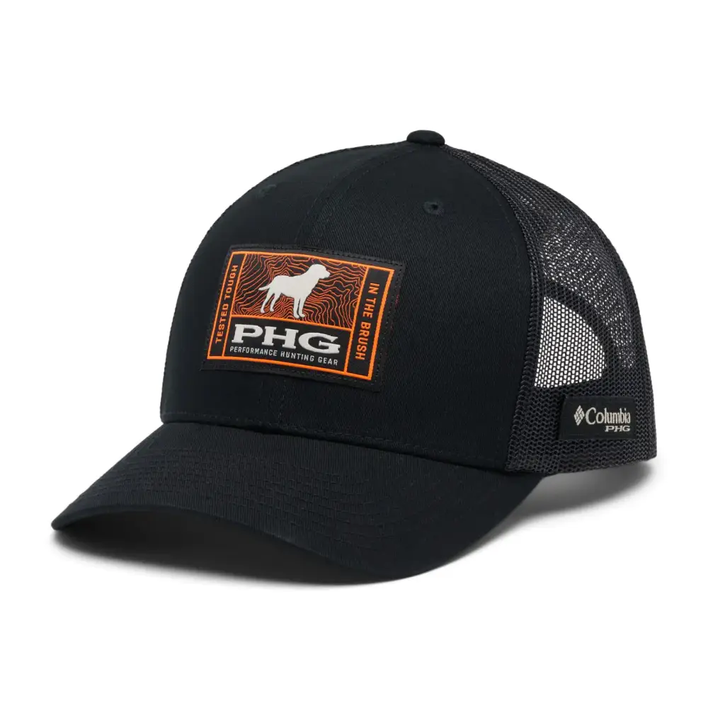 Columbia Unisex PHG Patch Mesh Snap Back Black/Dog One Size - Black/Dog / One Size
