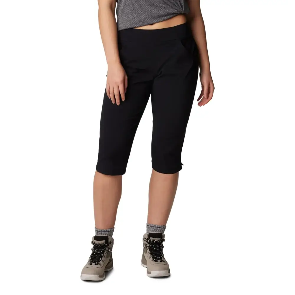 Columbia Womens Anytime Casual Capri Pant Black Large - Black / Large